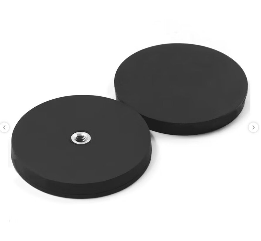 grote schijfmagneet van Ø 66 mm  met B-kogel