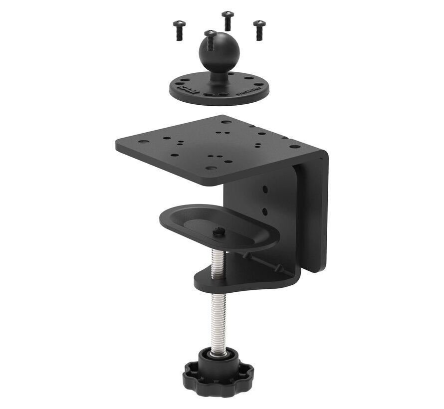 Heavy Duty C-klembasis met B maat kogel