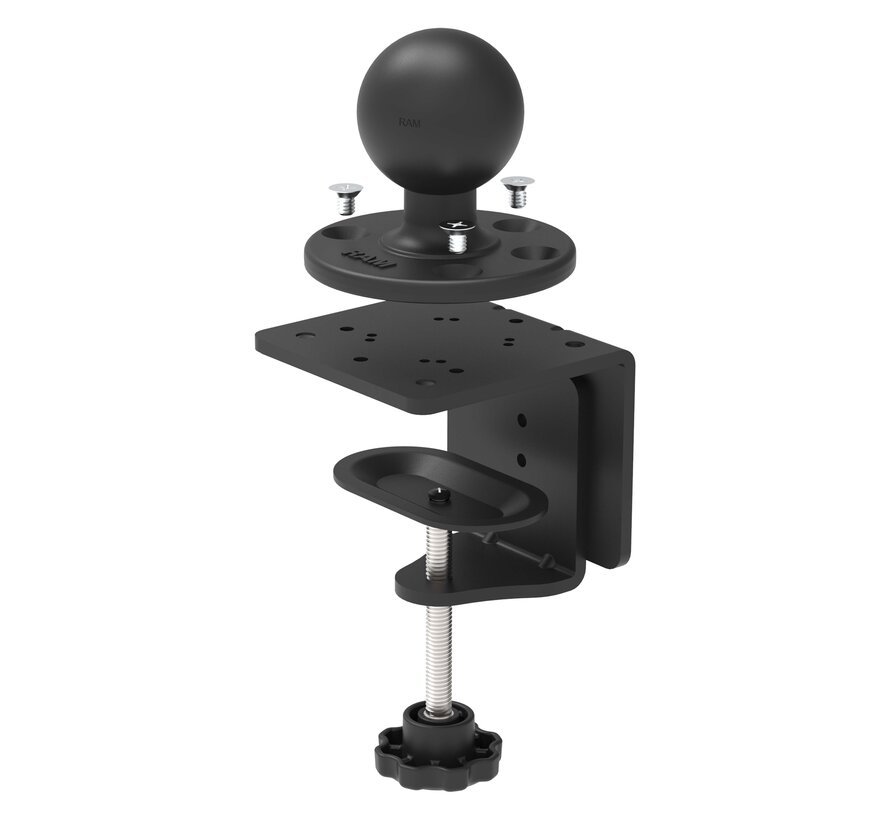 Heavy Duty C-klembasis met D-formaat kogel