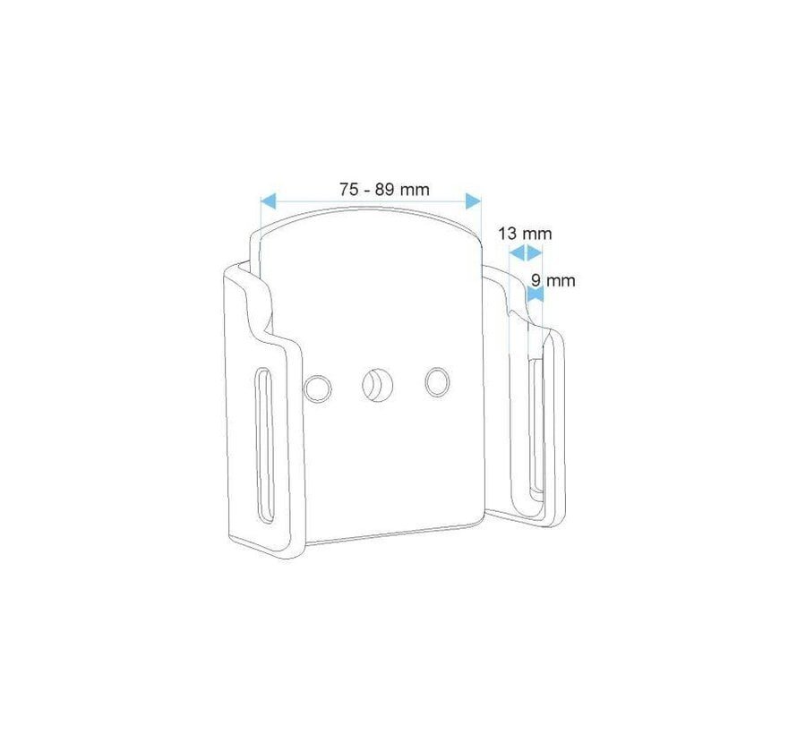 Proclip met universele Brodit smartphonehouder large- Auto keuze