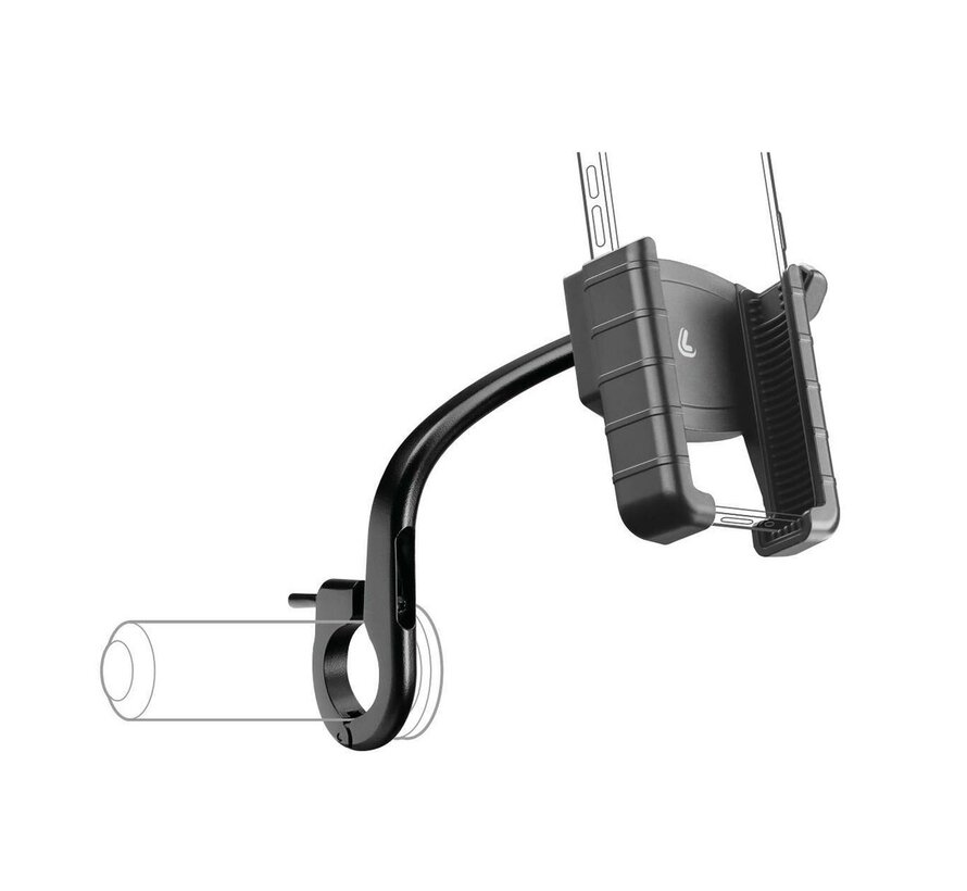 Smart Handle Grip, telefoonhouder met bevestiging voor de linker handgreep van  scooter