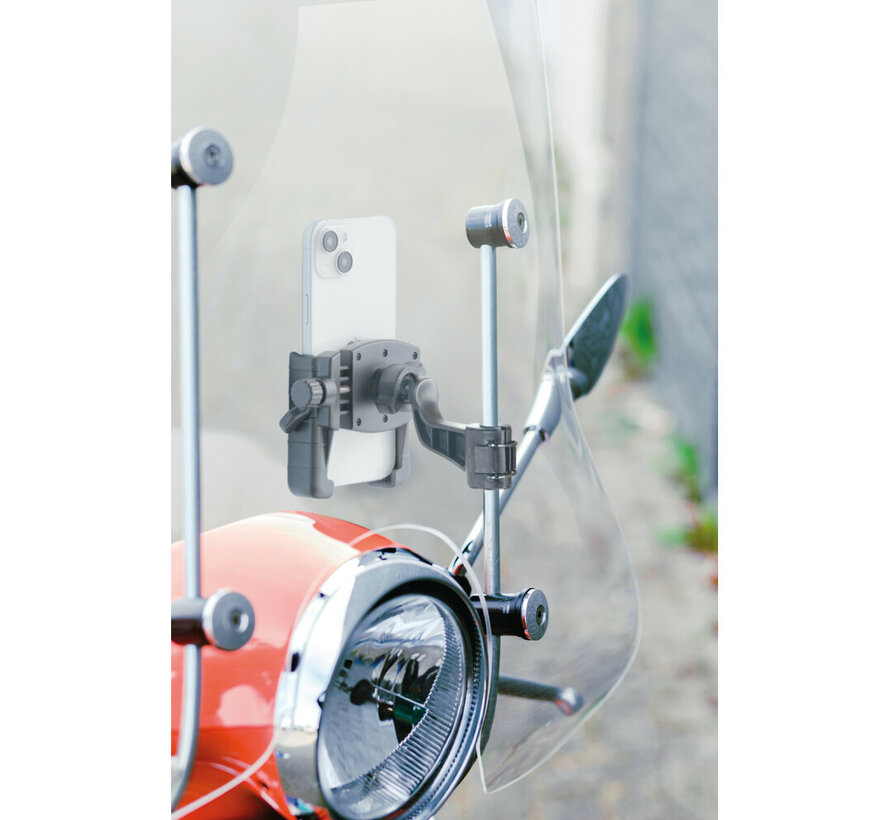 Scooter houder telefoon universeel spiegelbevestiging 91579