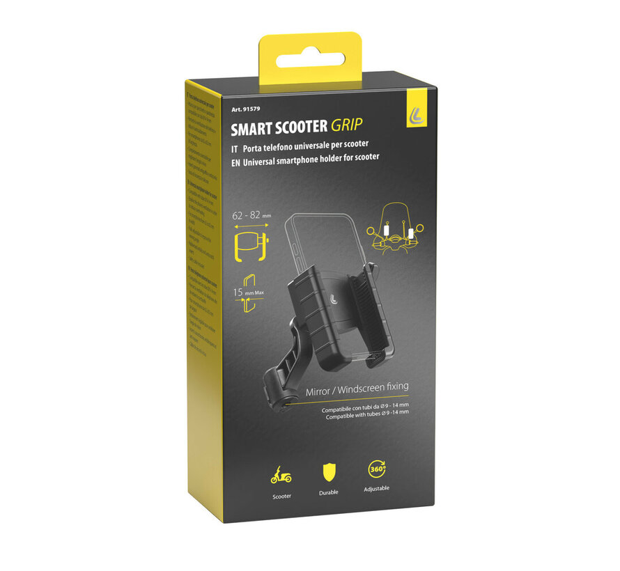 Scooter houder telefoon universeel spiegelbevestiging 91579