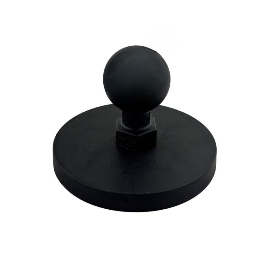 grote schijfmagneet van Ø 66 mm  met B-kogel
