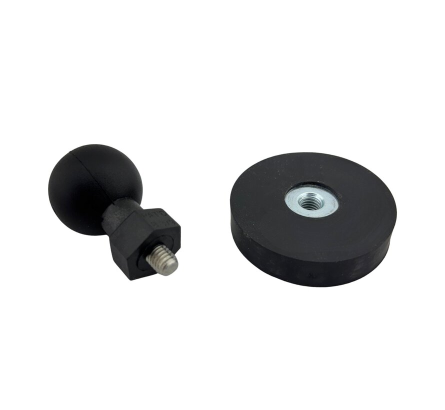 compacte schijfmagneet van Ø 45mm  met B-kogel
