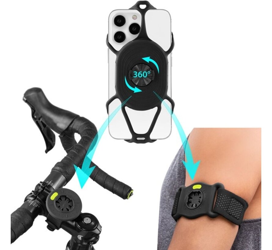 Bone Run + Bike Tie Connect Kit 2 – Telefoon voor Hardlopen & Fietsen