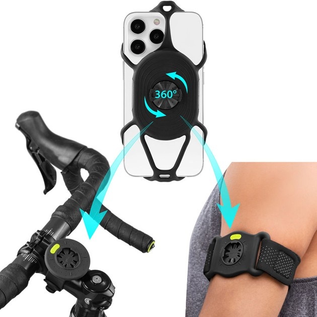 Bone Collection Bone Run + Bike Tie Connect Kit 2 – Telefoon voor Hardlopen & Fietsen