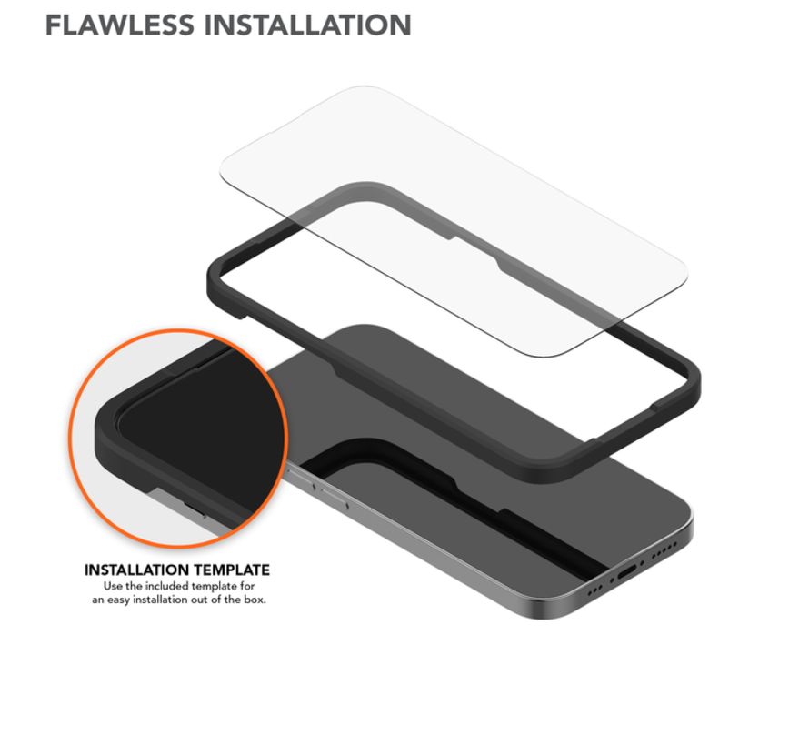 iPhone 17 schermbeschermer van gehard glas (2 stuks)