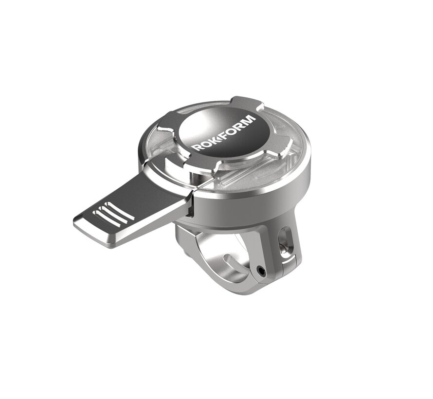 dunne stangbevestiging, scooter spiegelstang mount - Polished