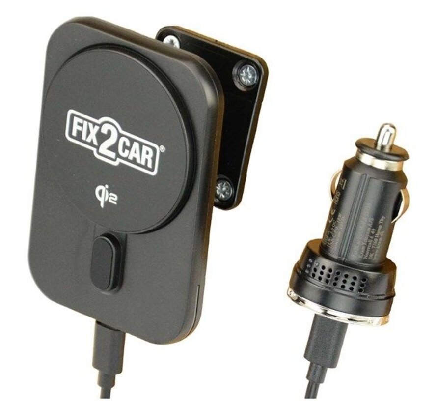Fix2Car wireless Qi2 charger 15W Magsafe iPhone 12-17