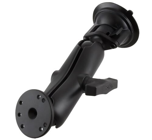 RAM Mount Twist-Lock™ Zuigcupbevestiging met ronde plaatadapter