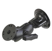 RAM Mount Twist-Lock™ Zuigcupbevestiging met ronde plaatadapter korte arm -C-Maat