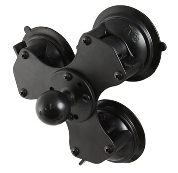 RAM Mount Twist-Lock™ Triple zuignap basis met C-kogel