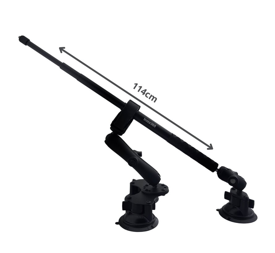 Auto-POV Bevestiging voor Insta360 – RAM Mounts Triple Suction