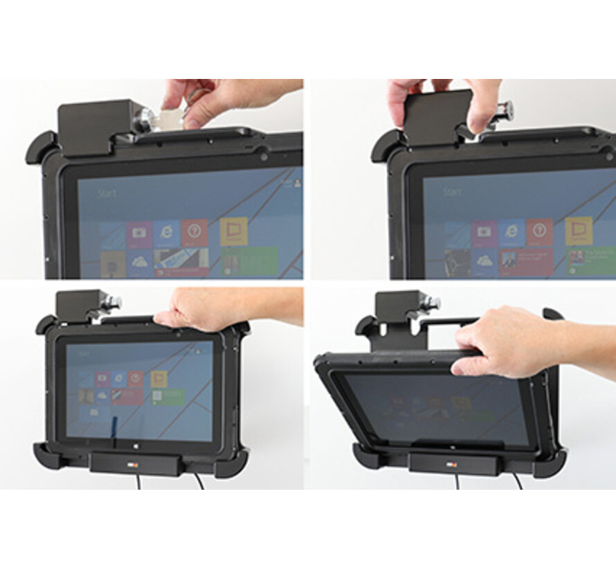 houder Zebra ET50/55 10.1"- met DC/slot/USB-rugged-exp 550888