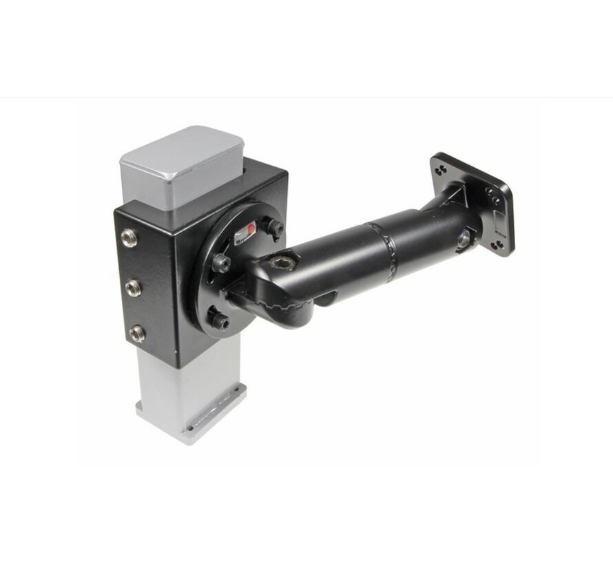 Pedestal U-Mount voor rolbeugel op een vorkheftruck met 2xAMPS
