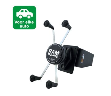 Emounts X-Grip Large smartphonehouder auto met Brodit Proclip