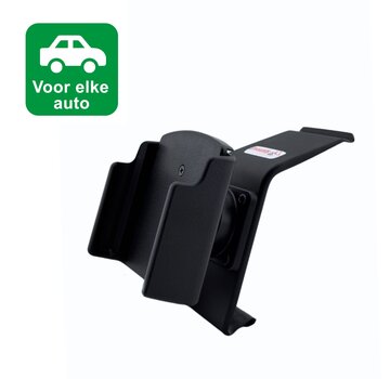 Brodit Proclip met universele Brodit smartphonehouder 75-89mm / dik 6-10mm- Auto keuze