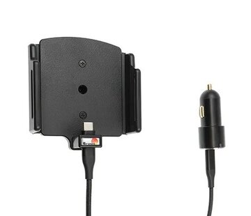 Brodit Smartphone houder Universeel 75-89mm / dik 6-10mm met USB-C