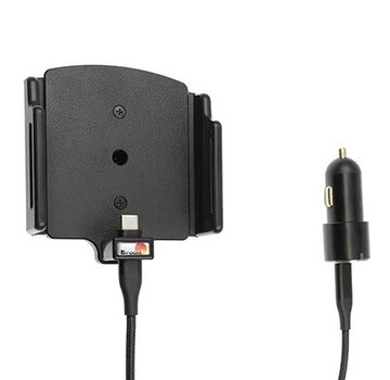 Brodit Smartphone houder Universeel  75-89mm / dik 6-10mm met USB-C