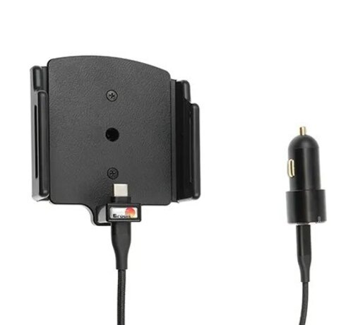 Brodit Smartphone houder Universeel  75-89mm / dik 6-10mm met USB-C