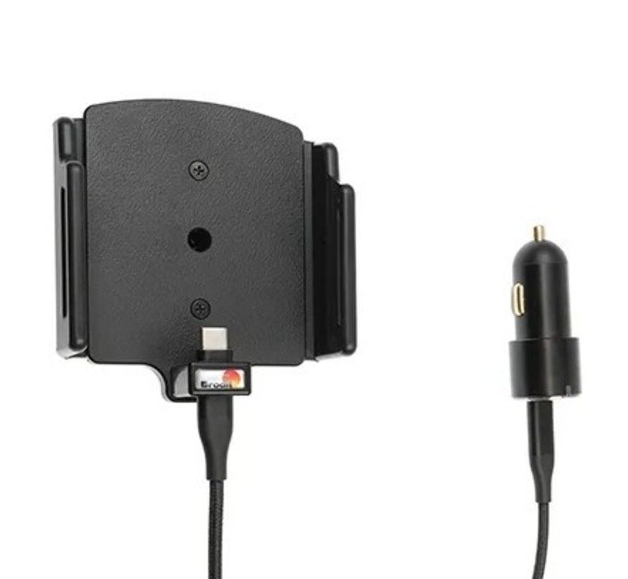 Smartphone houder Universeel  75-89mm / dik 6-10mm met USB-C