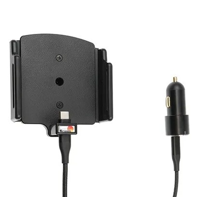 Brodit Smartphone houder Universeel  75-89mm / dik 6-10mm met USB-C