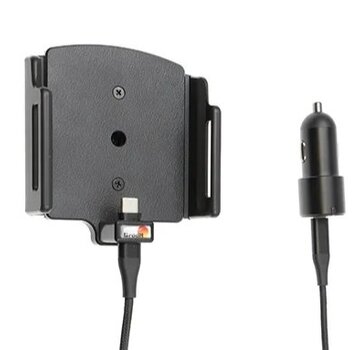Brodit Smartphone houder Universeel  75-89mm / dik 8-12mm met USB-C