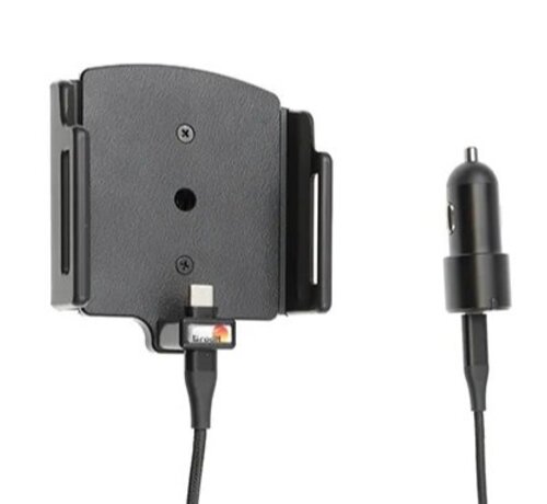 Brodit Smartphone houder Universeel  75-89mm / dik 8-12mm met USB-C