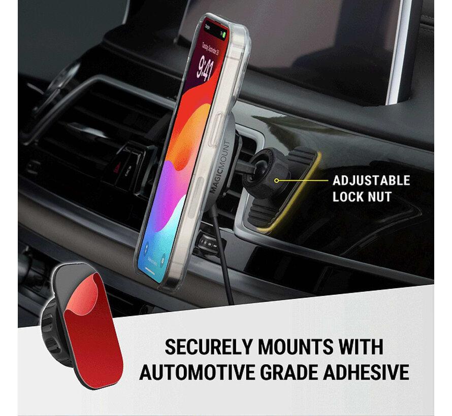 MagicMount™ Qi2 Wireless Charge Pro Dash/Vent