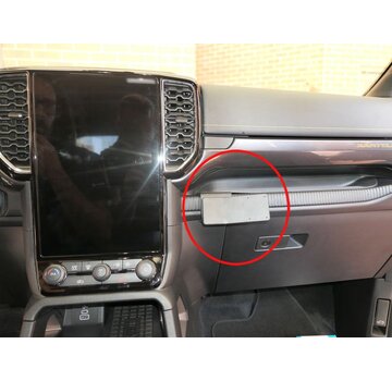 Brodit Proclip Ford Ranger 23- Angled mount-smaller tablets 855833