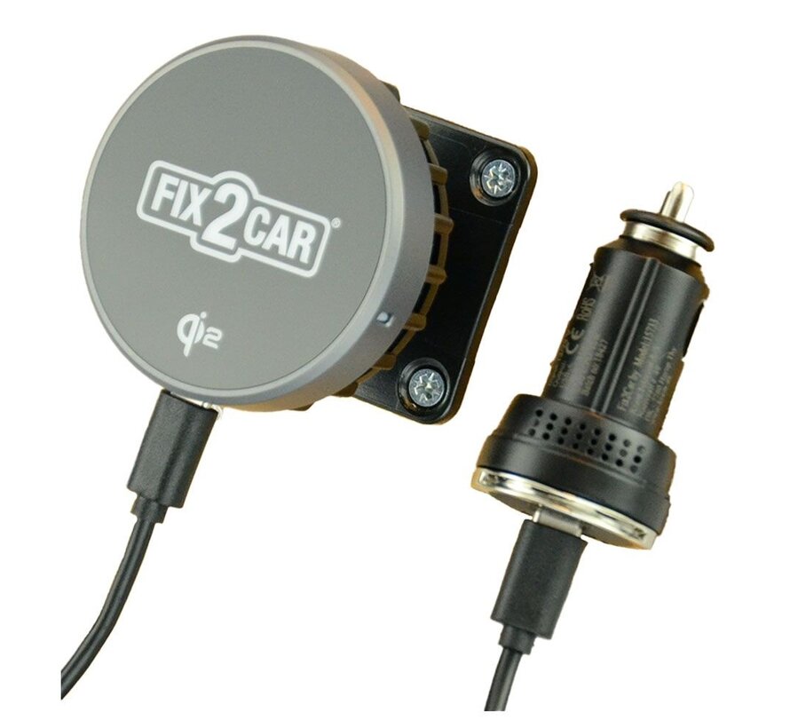 Fix2Car wireless Qi2 charger 15W Magsafe. Met koeling