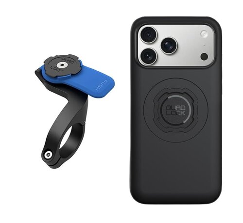 Quad Lock Fiets Out Front Mount en iPhone case Bundel