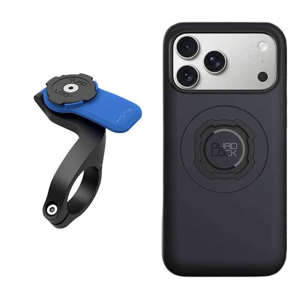 Quad Lock Fiets Out Front Mount en iPhone case Bundel