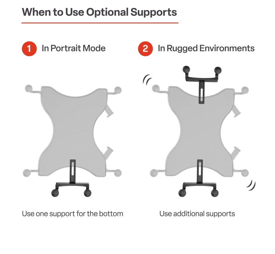 X-Grip 12-13 inch iPad Pro Tablet Houder