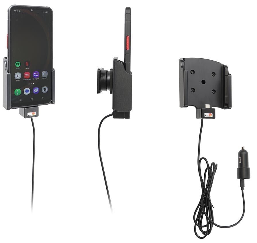Brodit houder/lader Samsung Galaxy XCover7 Pro USB sig.plug