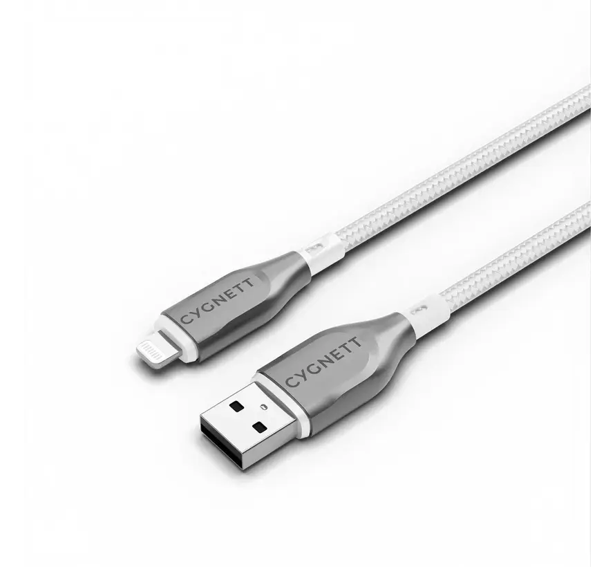 Armoured Braided Lightning to USB Cable 2m Wit