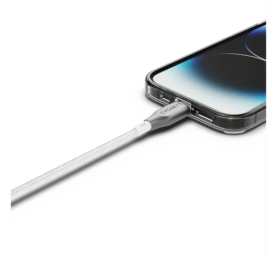 Armoured Braided Lightning to USB Cable 2m Wit