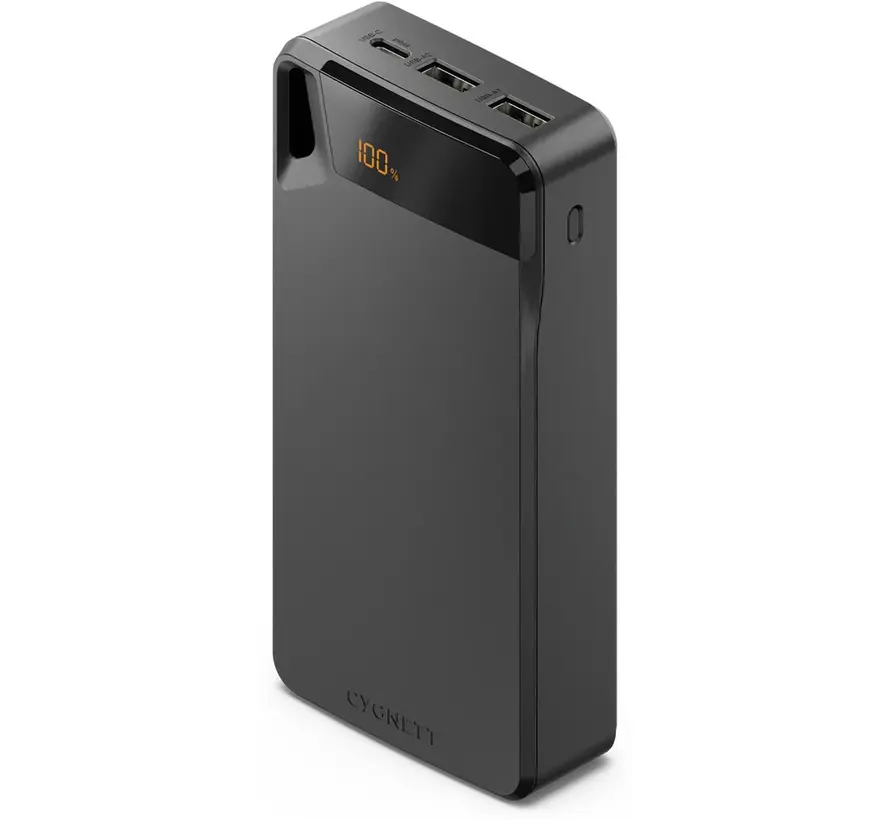 Boost 4 fast charging 20.000 mAh Power Bank Black