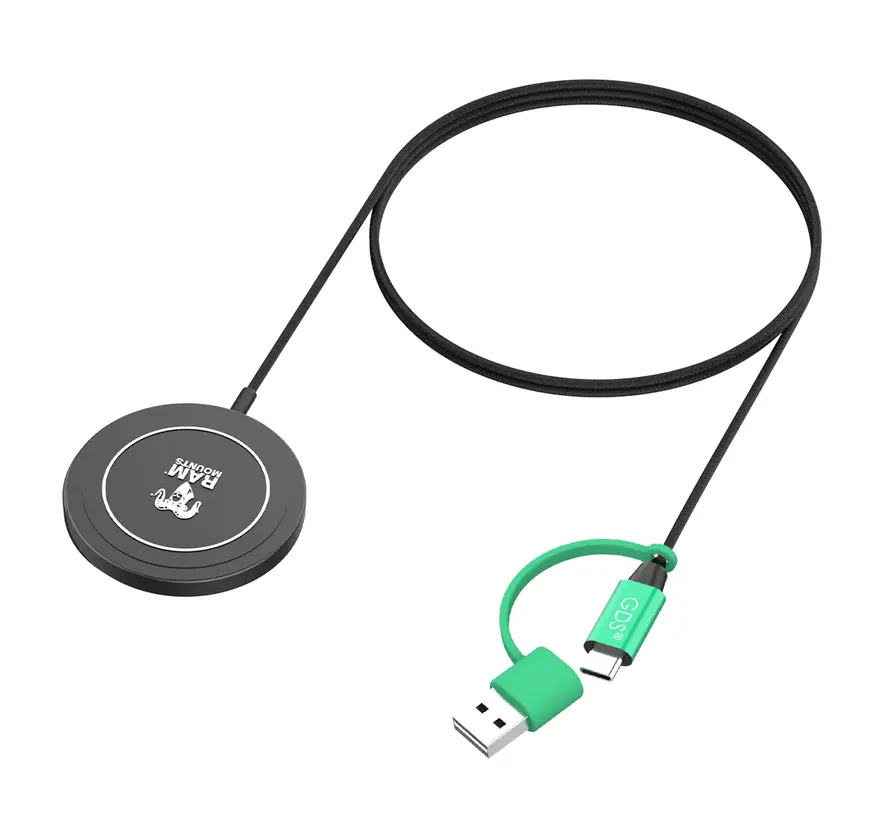 Quick-Grip™ Pro Qi2 15W Waterdichte Motor Telefoonhouder met U-Beugel