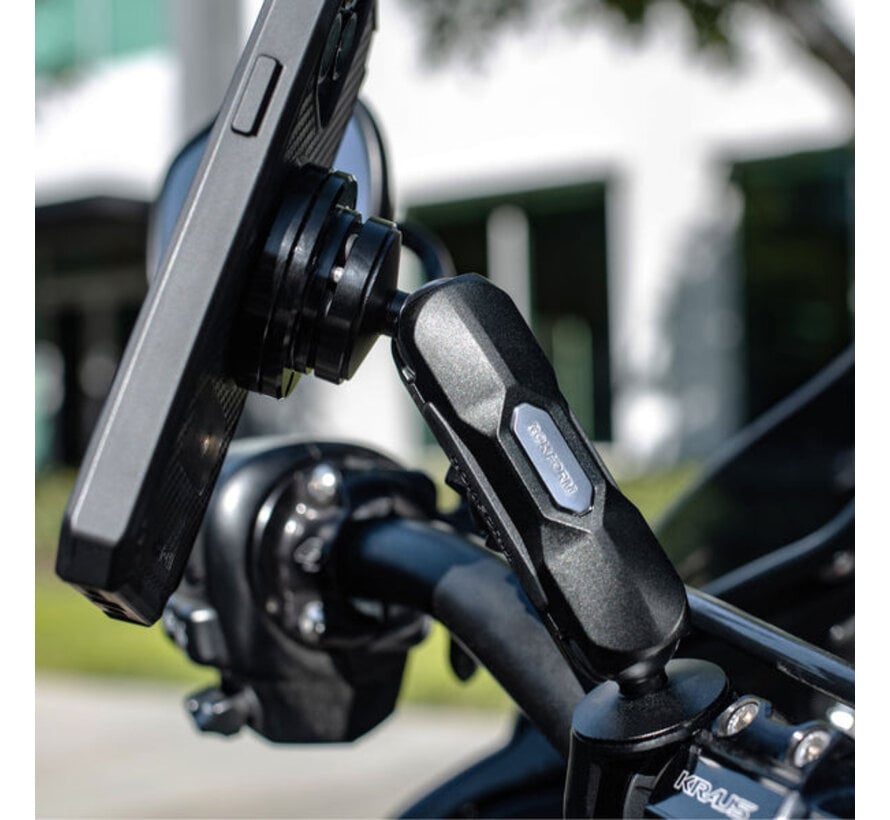 Pro Ball motorfiets stuur telefoonhouder + Rokform motor draadloze oplader met trillingsdemper