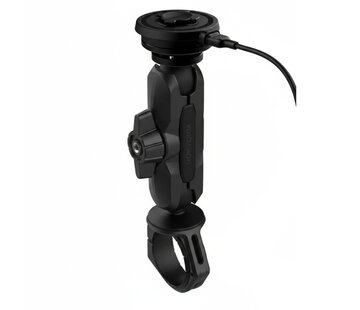 Rokform Pro Ball motorfiets stuur telefoonhouder + Rokform motor draadloze oplader met trillingsdemper