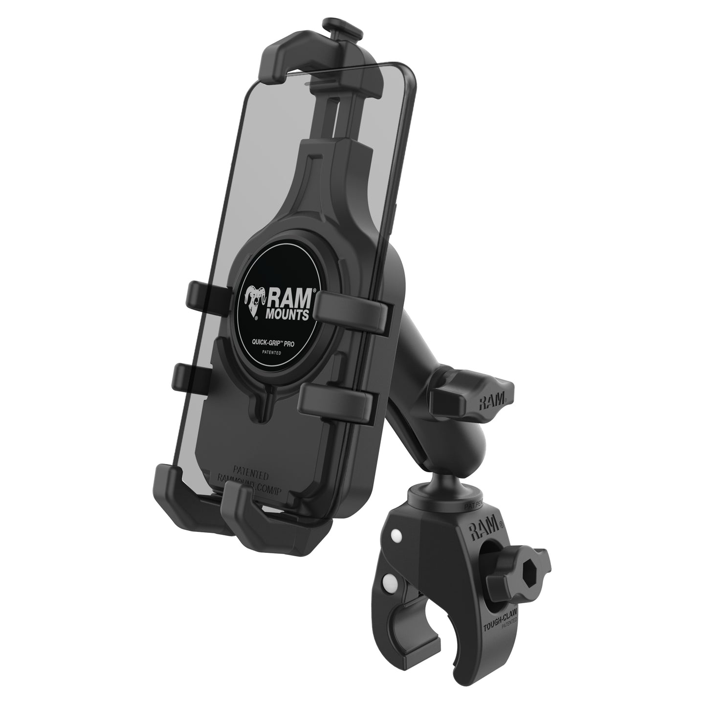 RAM Mount Quick-Grip™ Pro telefoonhouder met kleine Tough-Claw