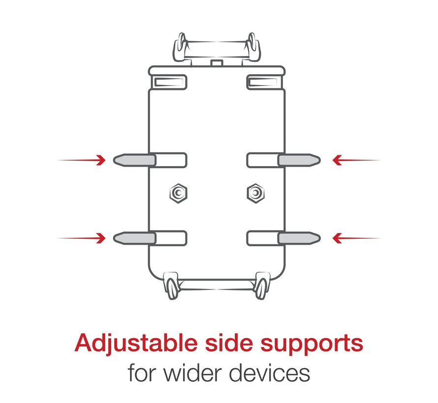Quick-Grip™ XL telefoonhouder met Medium Torque™ basis