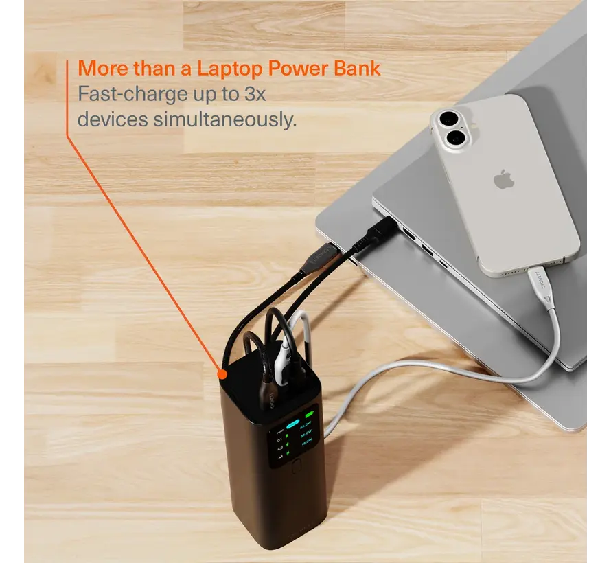 HighPWR 27K Laptop Powerbank -  27.000 mAh 148W