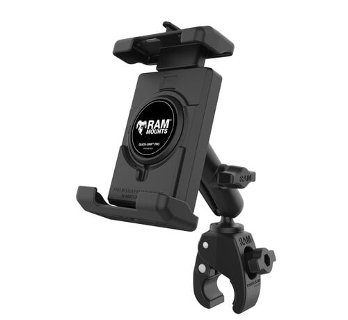 RAM Mount Quick-Grip™ Pro XL telefoonhouder met kleine Tough-Claw™ basis