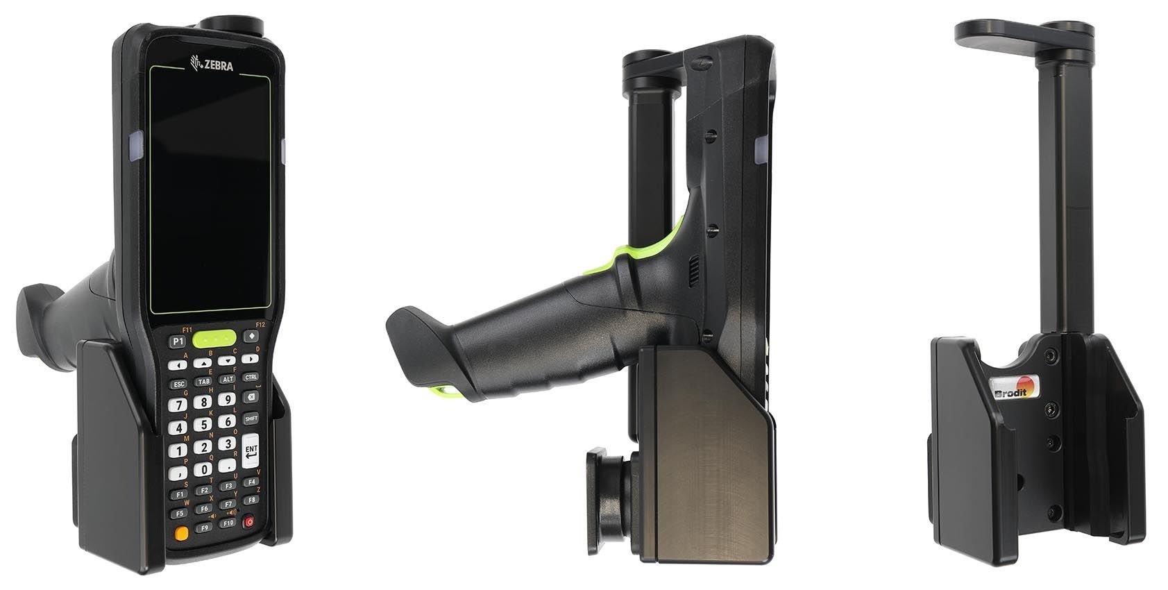 Brodit scannerhouder Zebra MC3450/MC3400 - zwenkbare top 711425
