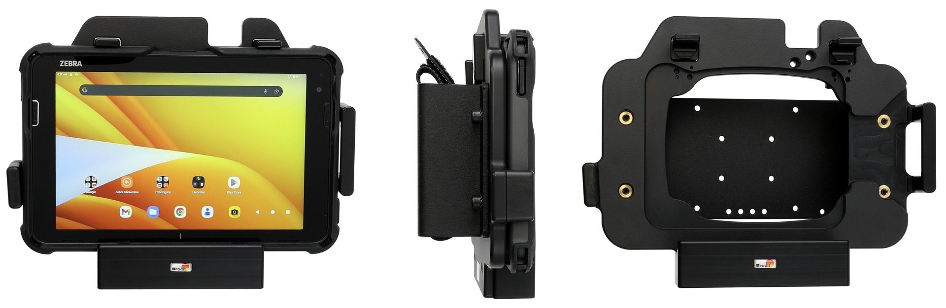Brodit Passive Cradle Zebra ET401 8"/WITH boot/Expansion
