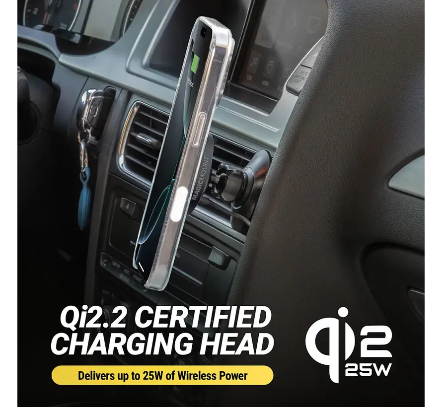 MagicMount Pro 5-in-1 draadloze lader Qi2 (25w)