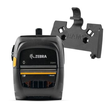 RAM Mount Quick Release Printer Holder for Zebra ZQ511 Series